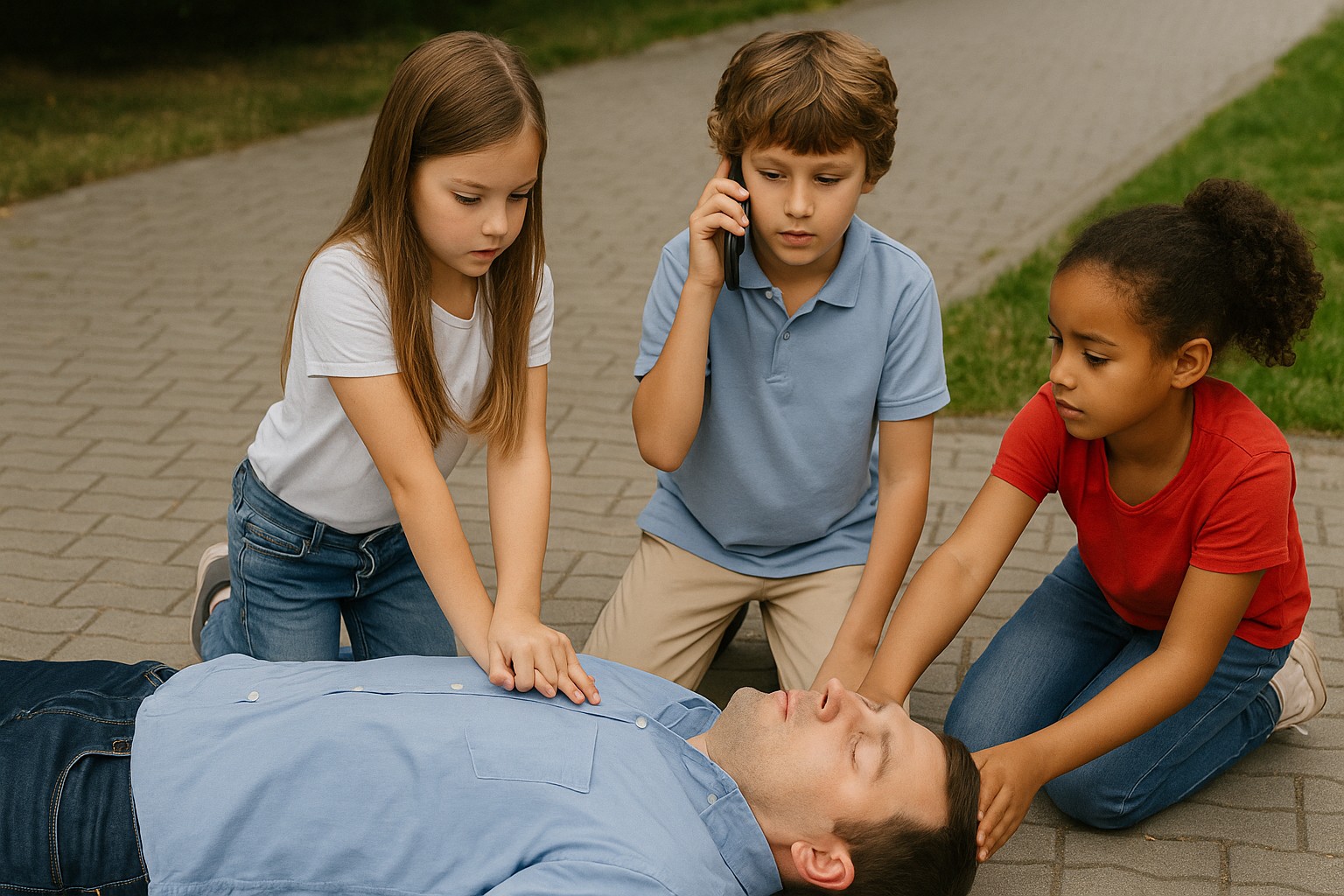 Auch Kinder können zu Helden werden!